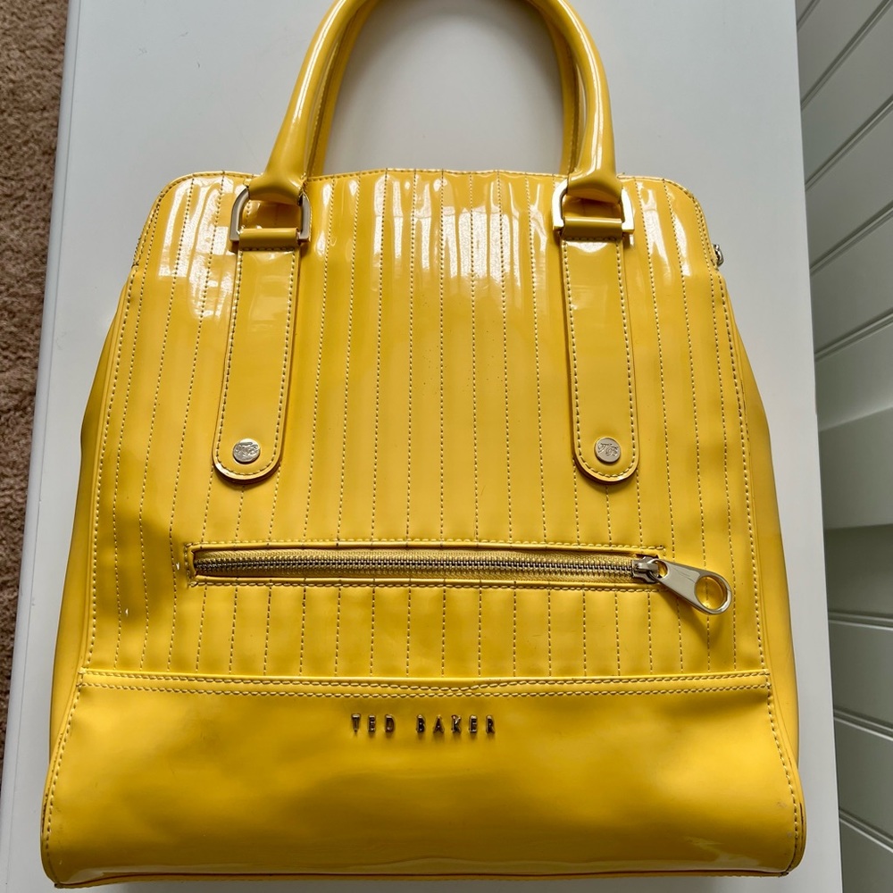 Yellow Ted Baker purse